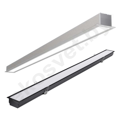 Линейный встраиваемый светильник 60 Вт ДВО ES-LINE 6x60-151